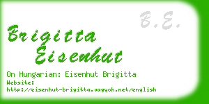 brigitta eisenhut business card